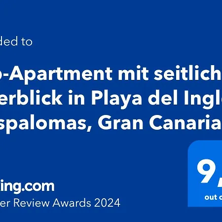 Apartmán Top-apartment In Danubio, 4 Etage, Poolblick Und Seitlicher Meerblick, Wohnzimmer Und 1 Schlafzimmer, Im Herzen Von , Gran Canaria