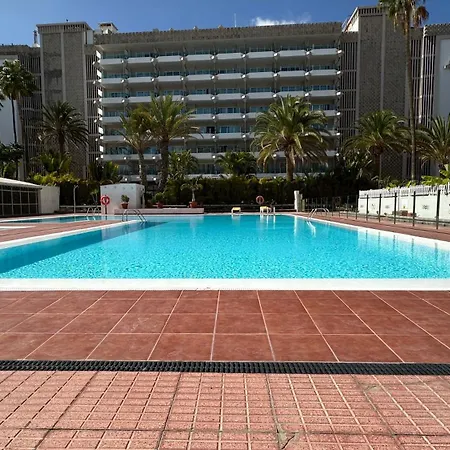 Apartmán Top-apartment In Danubio, 4 Etage, Poolblick Und Seitlicher Meerblick, Wohnzimmer Und 1 Schlafzimmer, Im Herzen Von , Gran Canaria Playa del Inglés