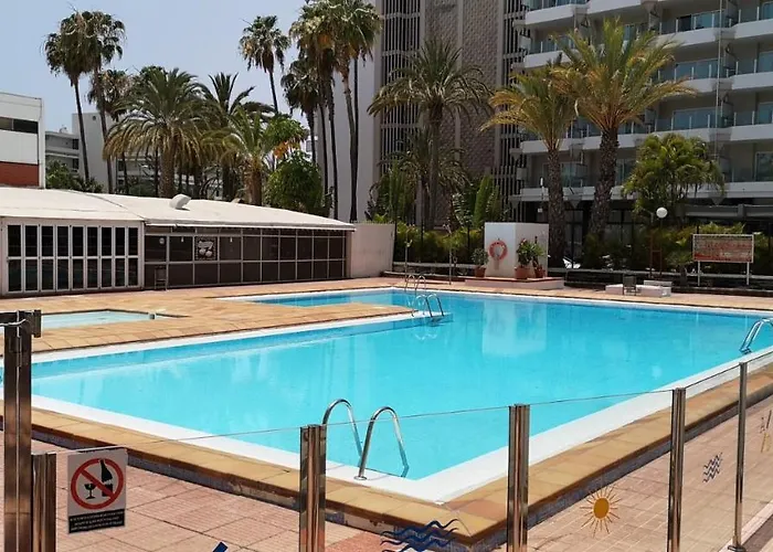 Top-apartment In Danubio, 4 Etage, Poolblick Und Seitlicher Meerblick, Wohnzimmer Und 1 Schlafzimmer, Im Herzen Von , Gran Canaria