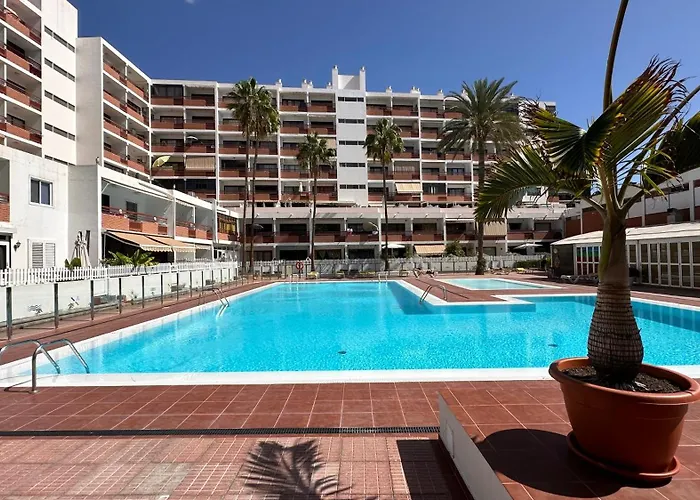 Top-apartment In Danubio, 4 Etage, Poolblick Und Seitlicher Meerblick, Wohnzimmer Und 1 Schlafzimmer, Im Herzen Von , Gran Canaria Apartment *